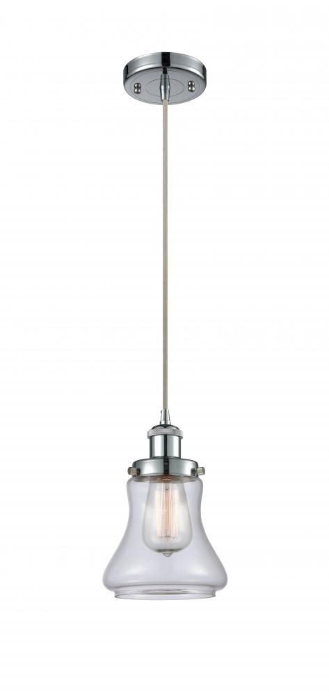 Bellmont - 1 Light - 6 inch - Polished Chrome - Cord hung - Mini Pendant