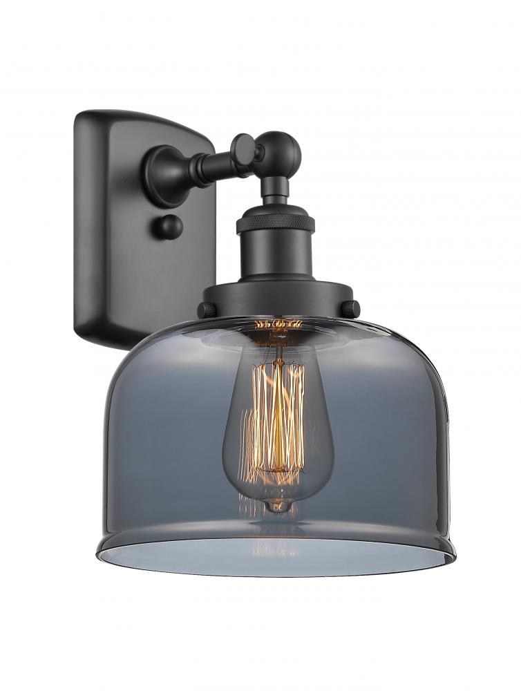 Bell - 1 Light - 8 inch - Matte Black - Sconce