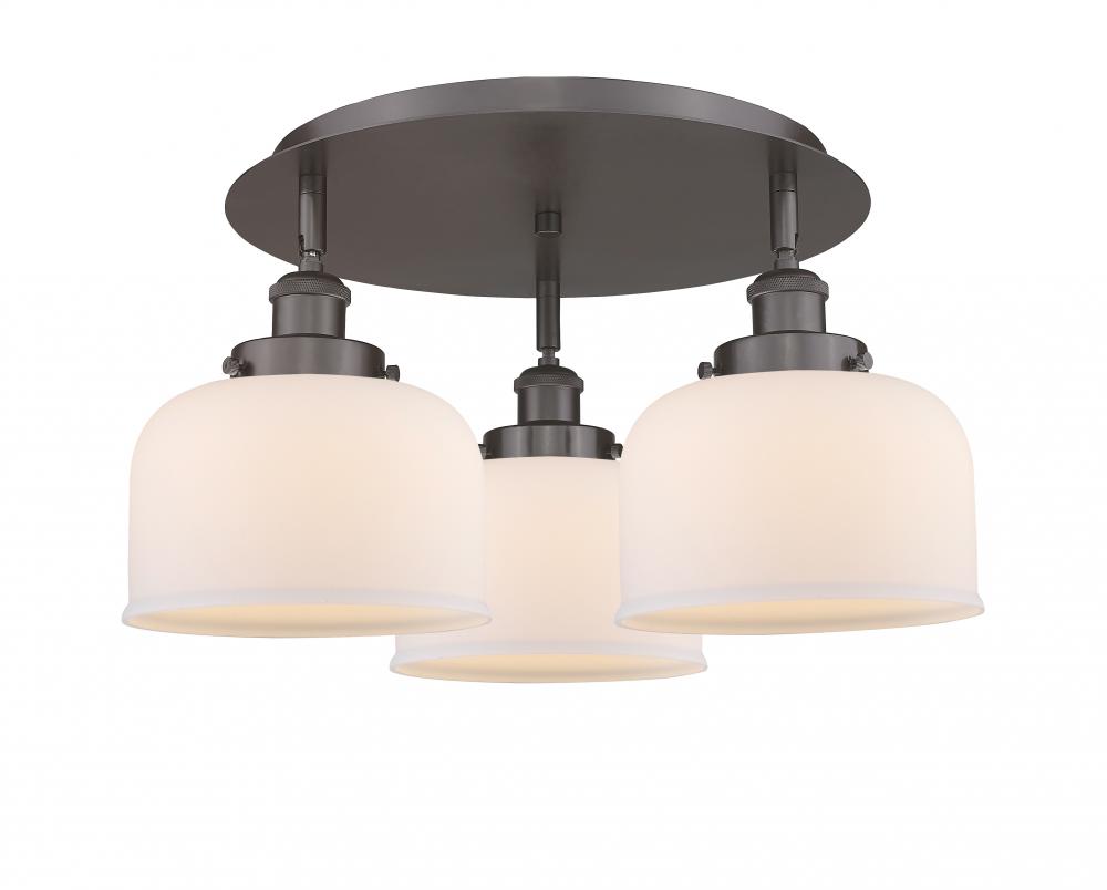 Cone - 3 Light - 20 inch - Oil Rubbed Bronze - Flush Mount