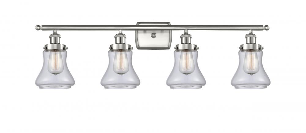 Bellmont - 4 Light - 36 inch - Brushed Satin Nickel - Bath Vanity Light