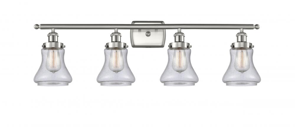 Bellmont - 4 Light - 36 inch - Brushed Satin Nickel - Bath Vanity Light