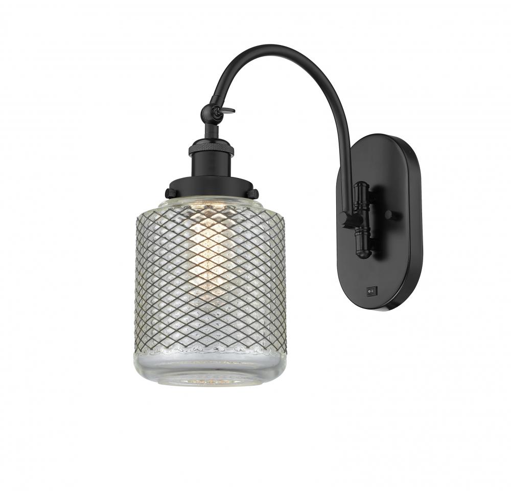 Stanton - 1 Light - 6 inch - Matte Black - Sconce