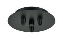  103BK - Custom Cord 3 Light 5.875 inch Multi Port Canopy