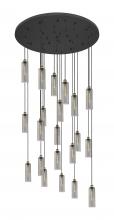  148BK-B-21P-BB-G434-12SM - Crown Point - 21 Light - 48 inch - Brushed Brass - Multi Pendant