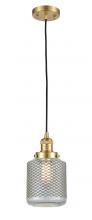 Innovations Lighting 201C-SG-G262-LED - Stanton - 1 Light - 6 inch - Satin Gold - Cord hung - Mini Pendant