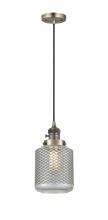  201CSW-AB-G262-LED - Stanton - 1 Light - 6 inch - Antique Brass - Cord hung - Mini Pendant