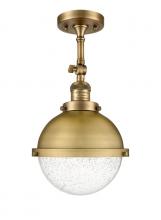  201F-BB-HFS-84-BB-LED - Hampden - 1 Light - 9 inch - Brushed Brass - Semi-Flush Mount