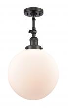  201F-OB-G201-12 - Beacon - 1 Light - 12 inch - Oil Rubbed Bronze - Semi-Flush Mount