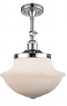  201F-PC-G541 - Oxford - 1 Light - 12 inch - Polished Chrome - Semi-Flush Mount