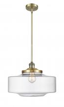  201S-AB-G692-16-LED - Bridgeton - 1 Light - 12 inch - Antique Brass - Stem Hung - Mini Pendant