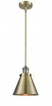  201S-AB-M13-AB - Appalachian - 1 Light - 8 inch - Antique Brass - Stem Hung - Mini Pendant