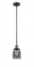  201S-BAB-G53-LED - Bell - 1 Light - 5 inch - Black Antique Brass - Stem Hung - Mini Pendant