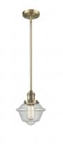  201S-BB-G534 - Oxford - 1 Light - 8 inch - Brushed Brass - Stem Hung - Mini Pendant