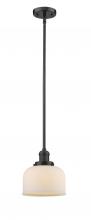  201S-OB-G71 - Bell - 1 Light - 8 inch - Oil Rubbed Bronze - Stem Hung - Mini Pendant