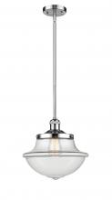  201S-PC-G542 - Oxford - 1 Light - 12 inch - Polished Chrome - Stem Hung - Mini Pendant