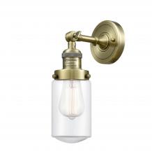 203-AB-G312 - Dover - 1 Light - 5 inch - Antique Brass - Sconce
