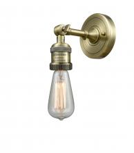  203-AB - Bare Bulb - 1 Light - 5 inch - Antique Brass - Sconce