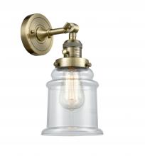  203SW-AB-G182-LED - Canton - 1 Light - 7 inch - Antique Brass - Sconce