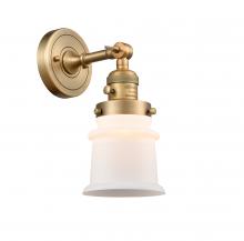  203SW-BB-G181S-LED - Canton - 1 Light - 5 inch - Brushed Brass - Sconce