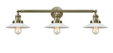  205-AB-G1 - Halophane - 3 Light - 33 inch - Antique Brass - Bath Vanity Light