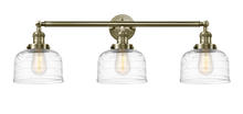  205-AB-G713 - Bell - 3 Light - 32 inch - Antique Brass - Bath Vanity Light