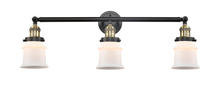  205-BAB-G181S - Canton - 3 Light - 30 inch - Black Antique Brass - Bath Vanity Light