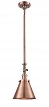  206-AC-M13-AC - Appalachian - 1 Light - 8 inch - Antique Copper - Stem Hung - Mini Pendant