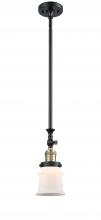  206-BAB-G181S - Canton - 1 Light - 5 inch - Black Antique Brass - Stem Hung - Mini Pendant