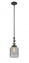  206-BAB-G262 - Stanton - 1 Light - 6 inch - Black Antique Brass - Stem Hung - Mini Pendant