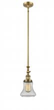  206-BB-G194 - Bellmont - 1 Light - 6 inch - Brushed Brass - Stem Hung - Mini Pendant