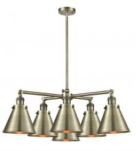  207-6CR-AB-M13-AB-LED - Appalachian 6 Light Chandelier