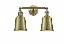  208-AB-M9-AB - Addison - 2 Light - 16 inch - Antique Brass - Bath Vanity Light