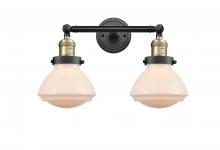  208-BAB-G321-LED - Olean - 2 Light - 17 inch - Black Antique Brass - Bath Vanity Light