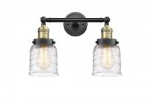  208-BAB-G513 - Bell - 2 Light - 16 inch - Black Antique Brass - Bath Vanity Light