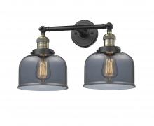  208-BAB-G73-LED - Bell - 2 Light - 19 inch - Black Antique Brass - Bath Vanity Light