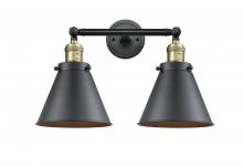  208-BAB-M13-BK-LED - Appalachian - 2 Light - 18 inch - Black Antique Brass - Bath Vanity Light