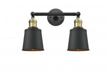  208-BAB-M9-BK - Addison - 2 Light - 16 inch - Black Antique Brass - Bath Vanity Light