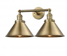  208-BB-M10-BB-LED - Briarcliff - 2 Light - 19 inch - Brushed Brass - Bath Vanity Light