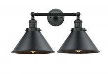  208-BK-M10-BK-LED - Briarcliff - 2 Light - 19 inch - Matte Black - Bath Vanity Light