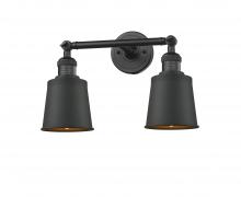  208-BK-M9-BK-LED - Addison - 2 Light - 16 inch - Matte Black - Bath Vanity Light