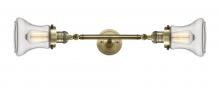  208L-AB-G192-LED - Bellmont - 2 Light - 6 inch - Antique Brass - Bath Vanity Light