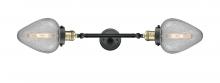  208L-BAB-G165-LED - Geneseo - 2 Light - 7 inch - Black Antique Brass - Bath Vanity Light