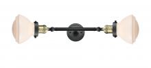  208L-BAB-G321-LED - Olean - 2 Light - 7 inch - Black Antique Brass - Bath Vanity Light