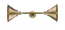  208L-BB-M10-BB-LED - Briarcliff - 2 Light - 10 inch - Brushed Brass - Bath Vanity Light