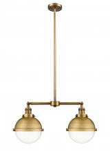  209-BB-HFS-82-BB-LED - Hampden - 2 Light - 18 inch - Brushed Brass - Stem Hung - Island Light