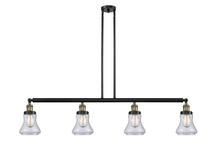  214-BAB-G192-LED - Bellmont - 4 Light - 51 inch - Black Antique Brass - Stem Hung - Island Light