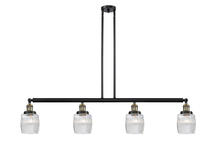  214-BAB-G302-LED - Colton - 4 Light - 50 inch - Black Antique Brass - Stem Hung - Island Light