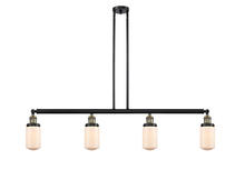  214-BAB-G311-LED - Dover - 4 Light - 49 inch - Black Antique Brass - Stem Hung - Island Light