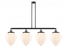  214-BAB-G661-12 - Bullet - 4 Light - 50 inch - Black Antique Brass - Stem Hung - Island Light