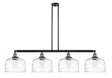  214-BAB-G713-L-LED - Bell - 4 Light - 54 inch - Black Antique Brass - Stem Hung - Island Light